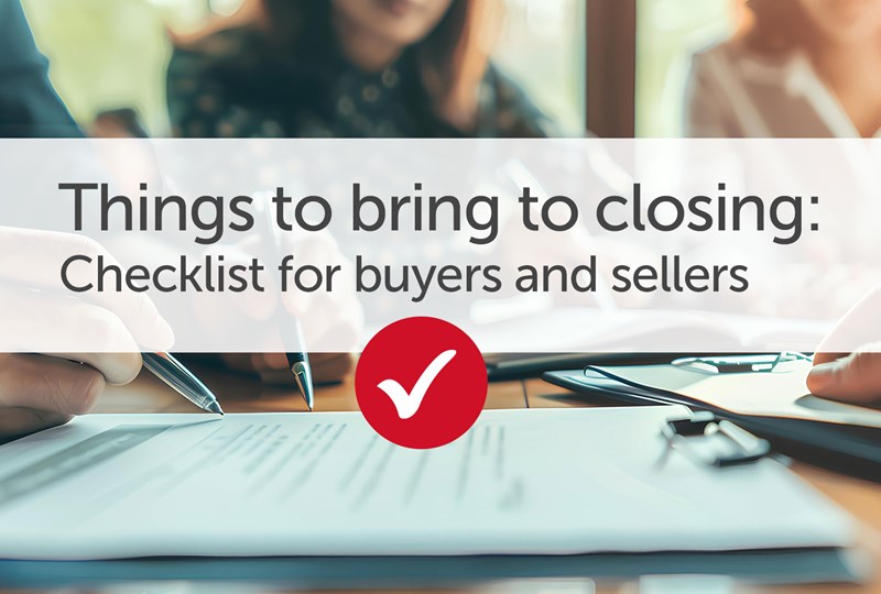 Closing checklist for buyers and sellers